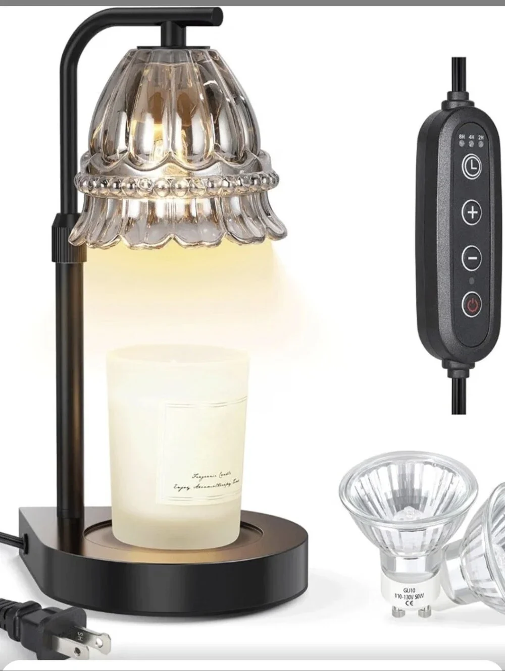 Scented Candle Warmer W/remote And 3 Bulbs. GREAT GIFT